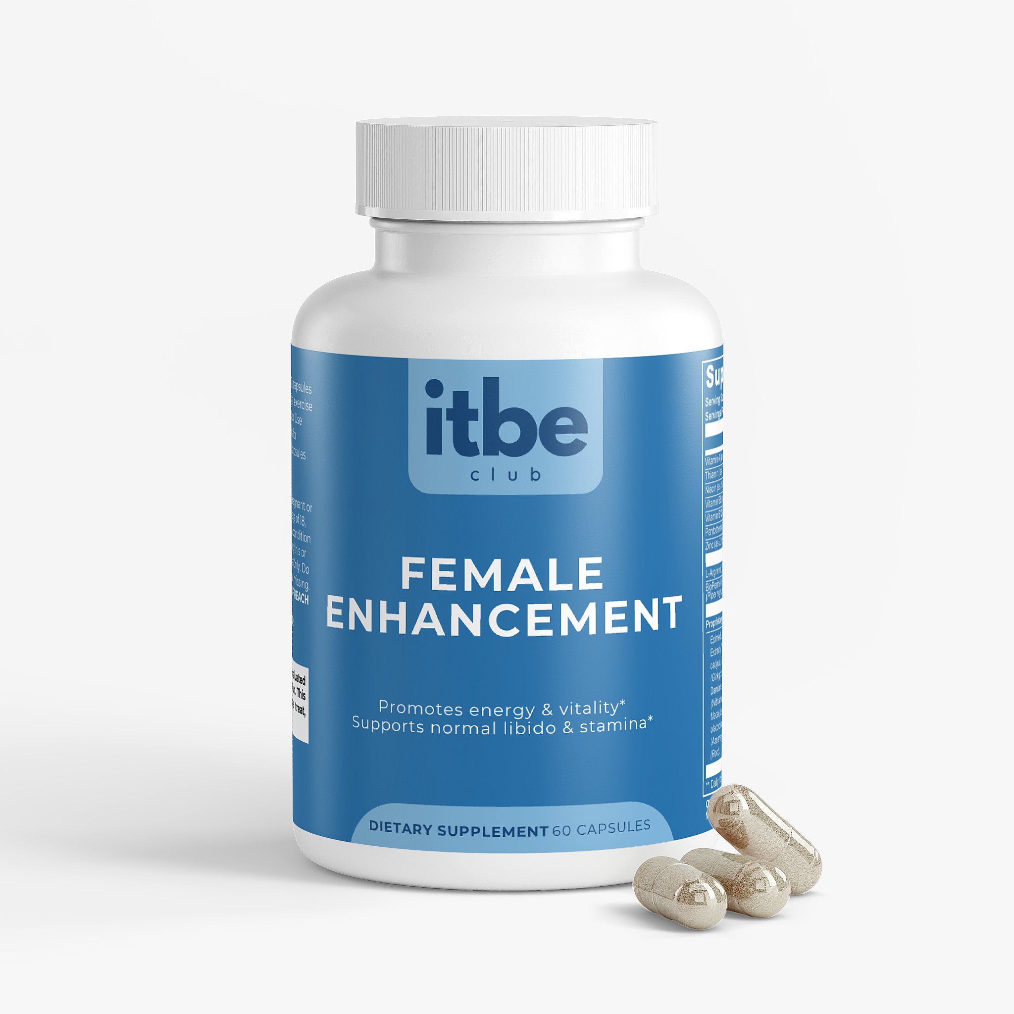 Female Enhancement — Women’s Vitality & Balance | B-Vitamins, Zinc, Adaptogenic & Botanical Blend (60 Capsules)