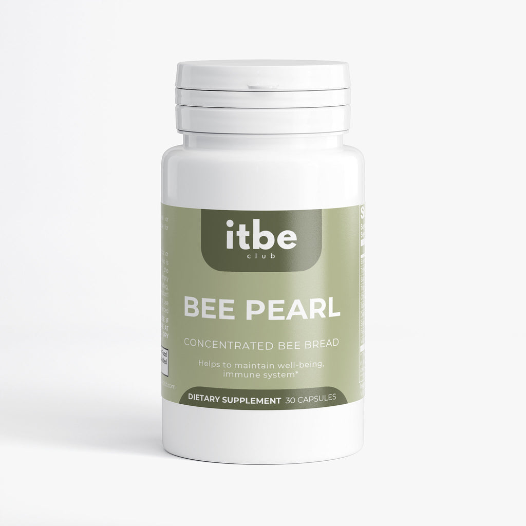Bee Pearl — Bee Bread Extract with Vitamin C | Daily Nutrient & Antioxidant Support (30 Capsules)