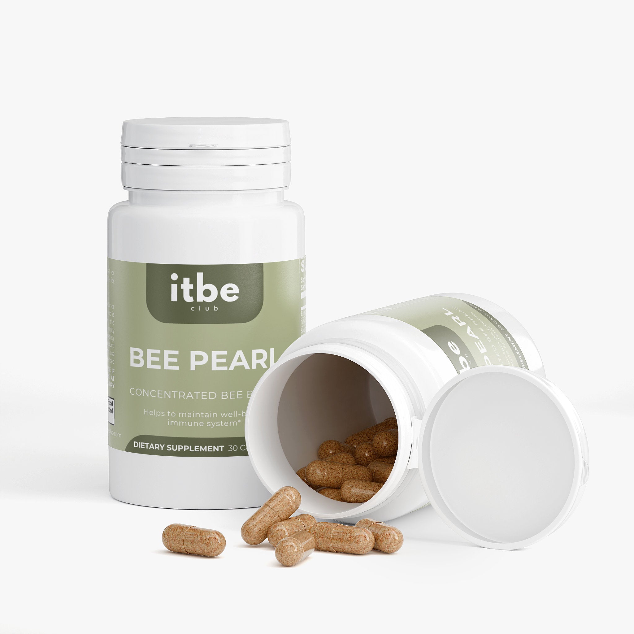 Bee Pearl — Bee Bread Extract with Vitamin C | Daily Nutrient & Antioxidant Support (30 Capsules)