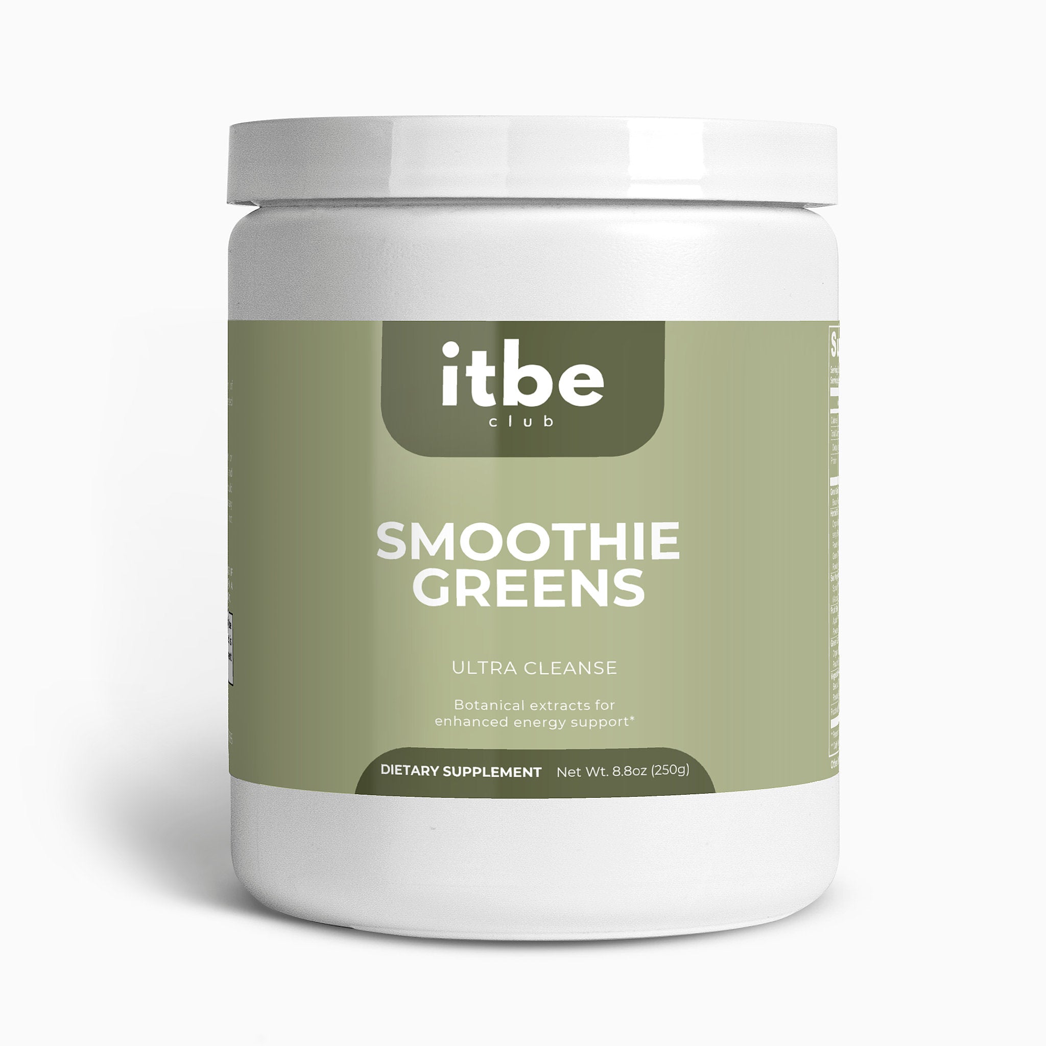 Smoothie Greens — Organic Grasses, Superfoods & Botanicals | Daily Whole-Food Greens Powder (250 g)