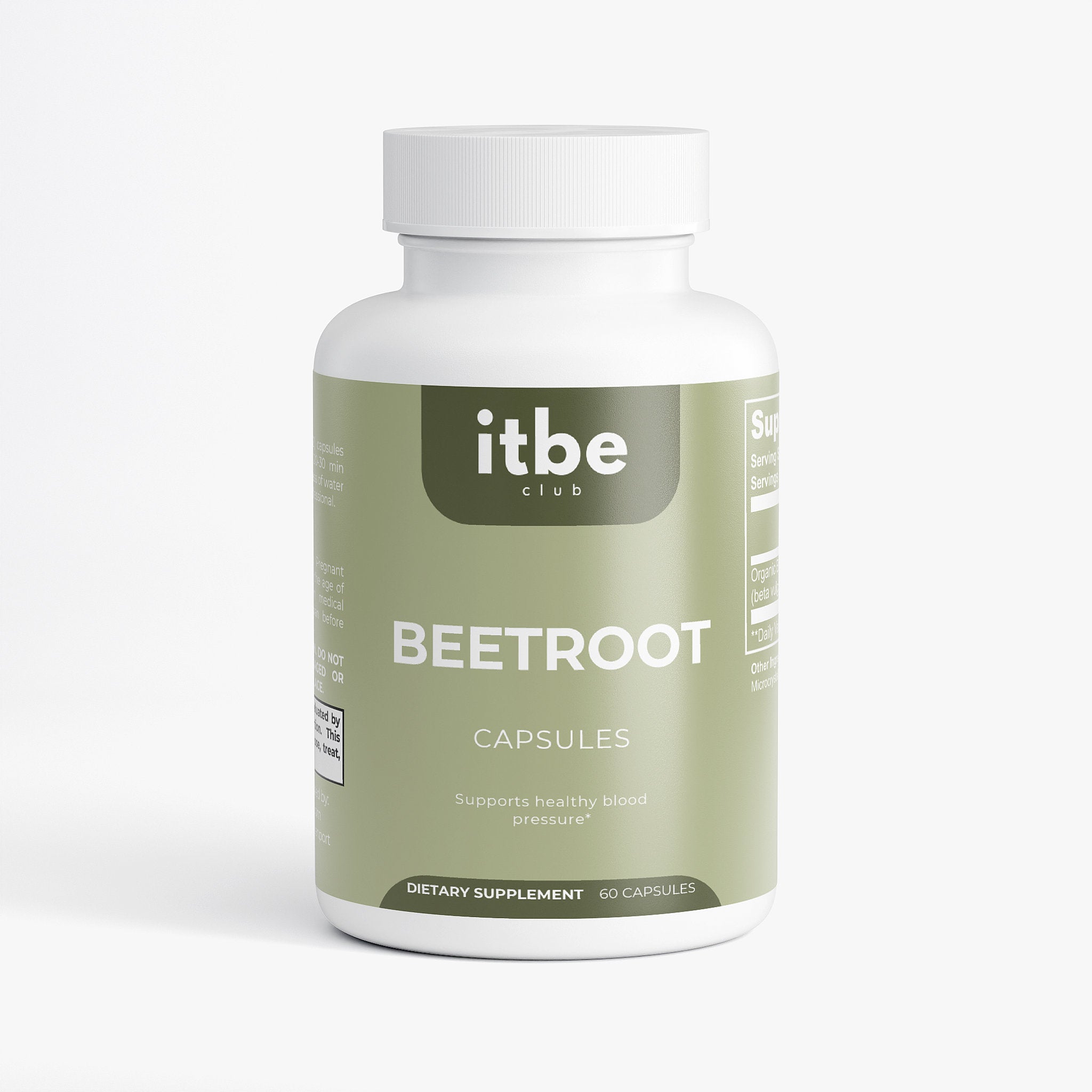 Beetroot — Organic Beet Root Capsules for Daily Wellness & Active Performance (60 caps)