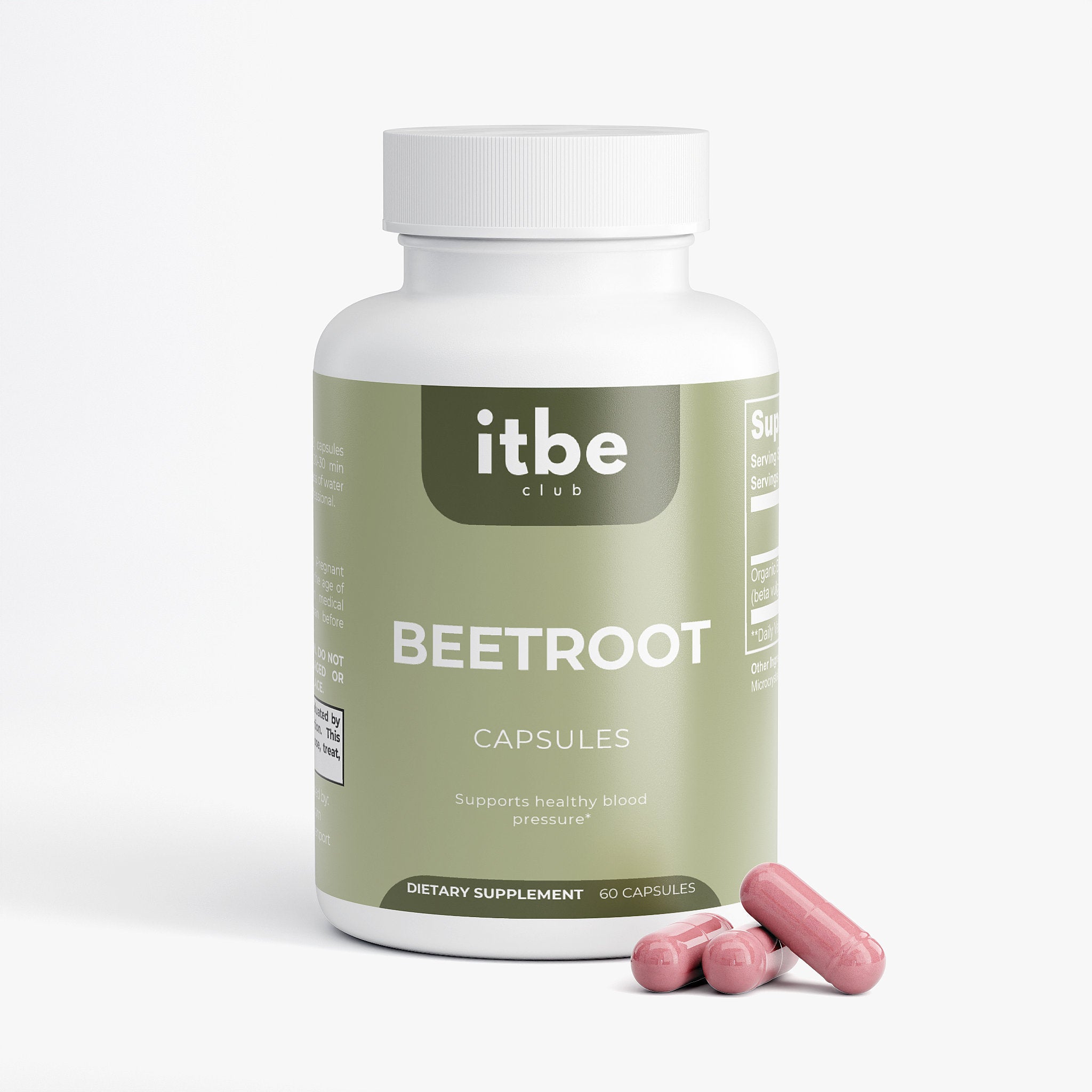 Beetroot — Organic Beet Root Capsules for Daily Wellness & Active Performance (60 caps)