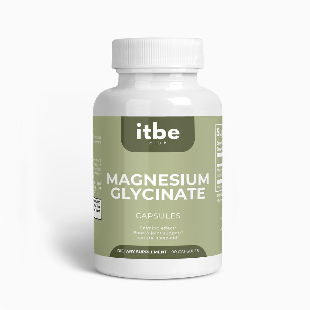 Magnesium Glycinate — Chelated, Highly Bioavailable | Calm, Sleep & Daily Wellness (90 caps)