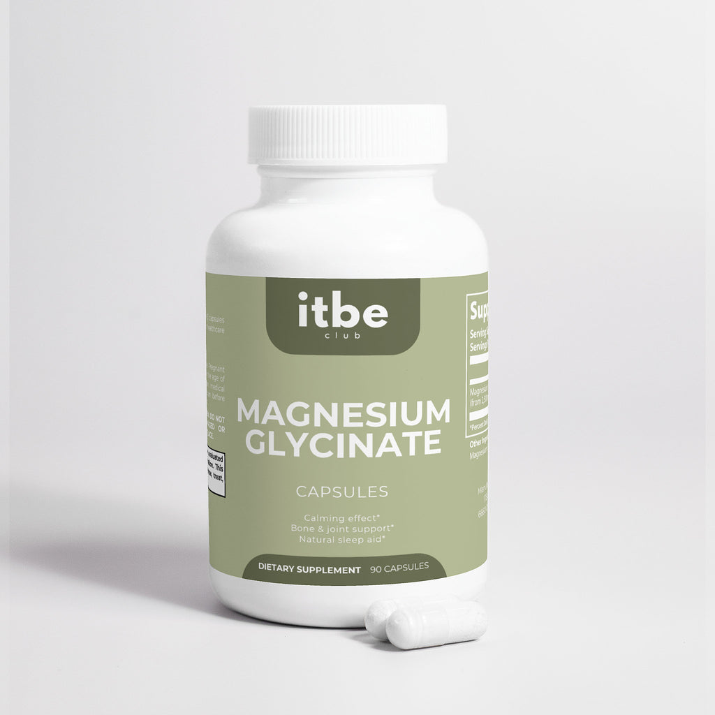 Magnesium Glycinate — Chelated, Highly Bioavailable | Calm, Sleep & Daily Wellness (90 caps)