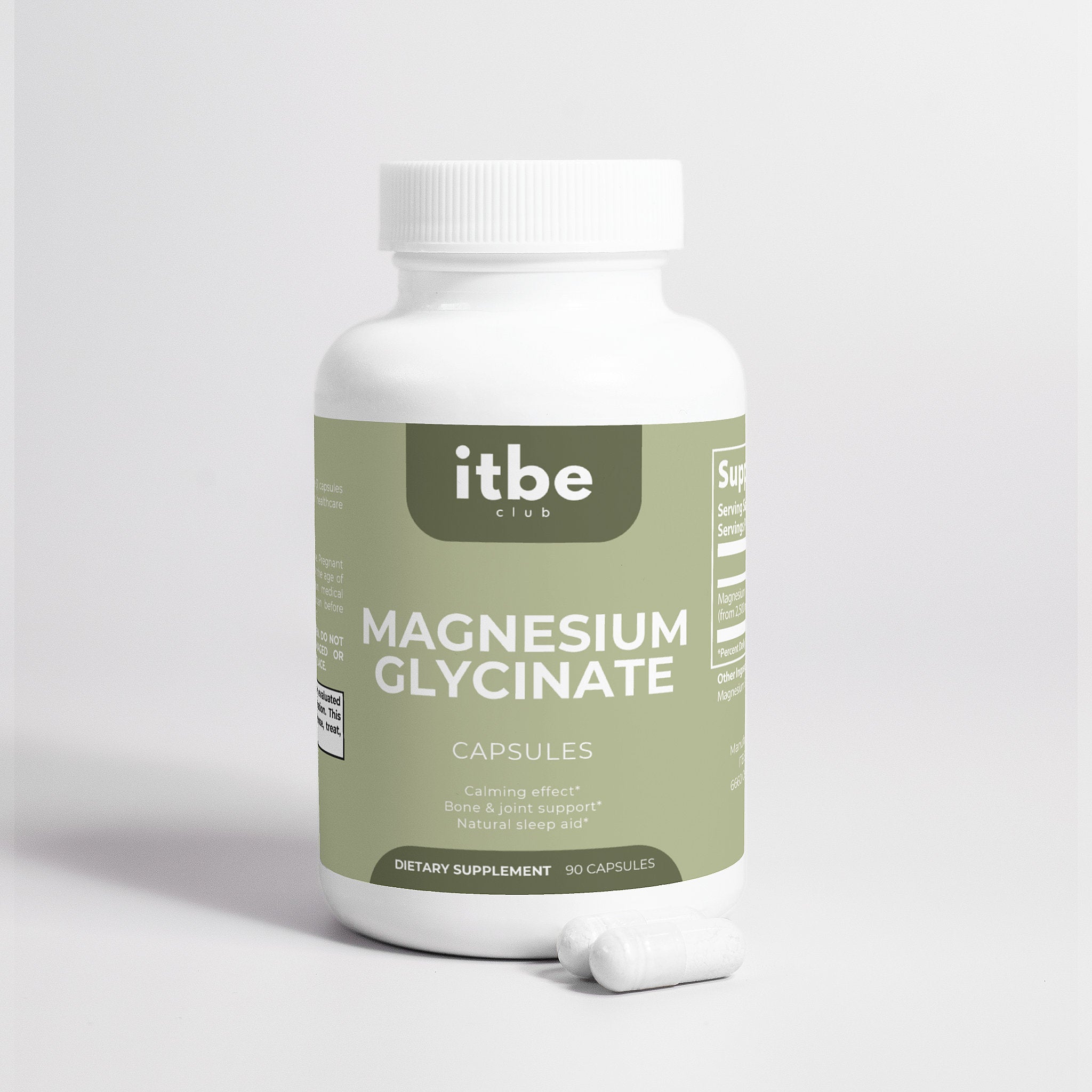 Magnesium Glycinate — Chelated, Highly Bioavailable | Calm, Sleep & Daily Wellness (90 caps)