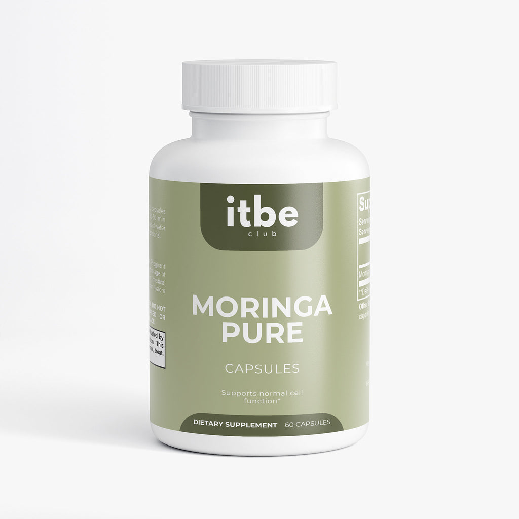 Moringa Pure — Moringa Oleifera Leaf, Vegan Capsules (60 caps)