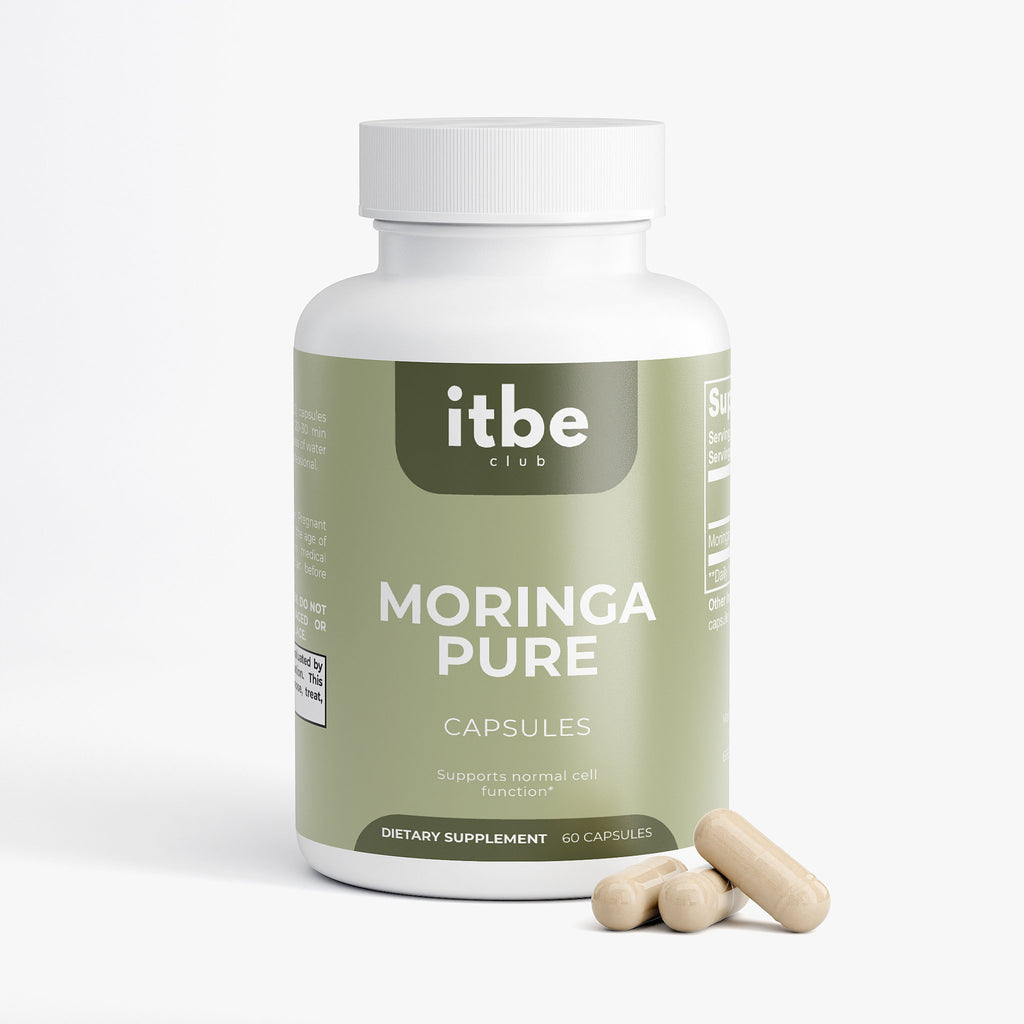 Moringa Pure — Moringa Oleifera Leaf, Vegan Capsules (60 caps)