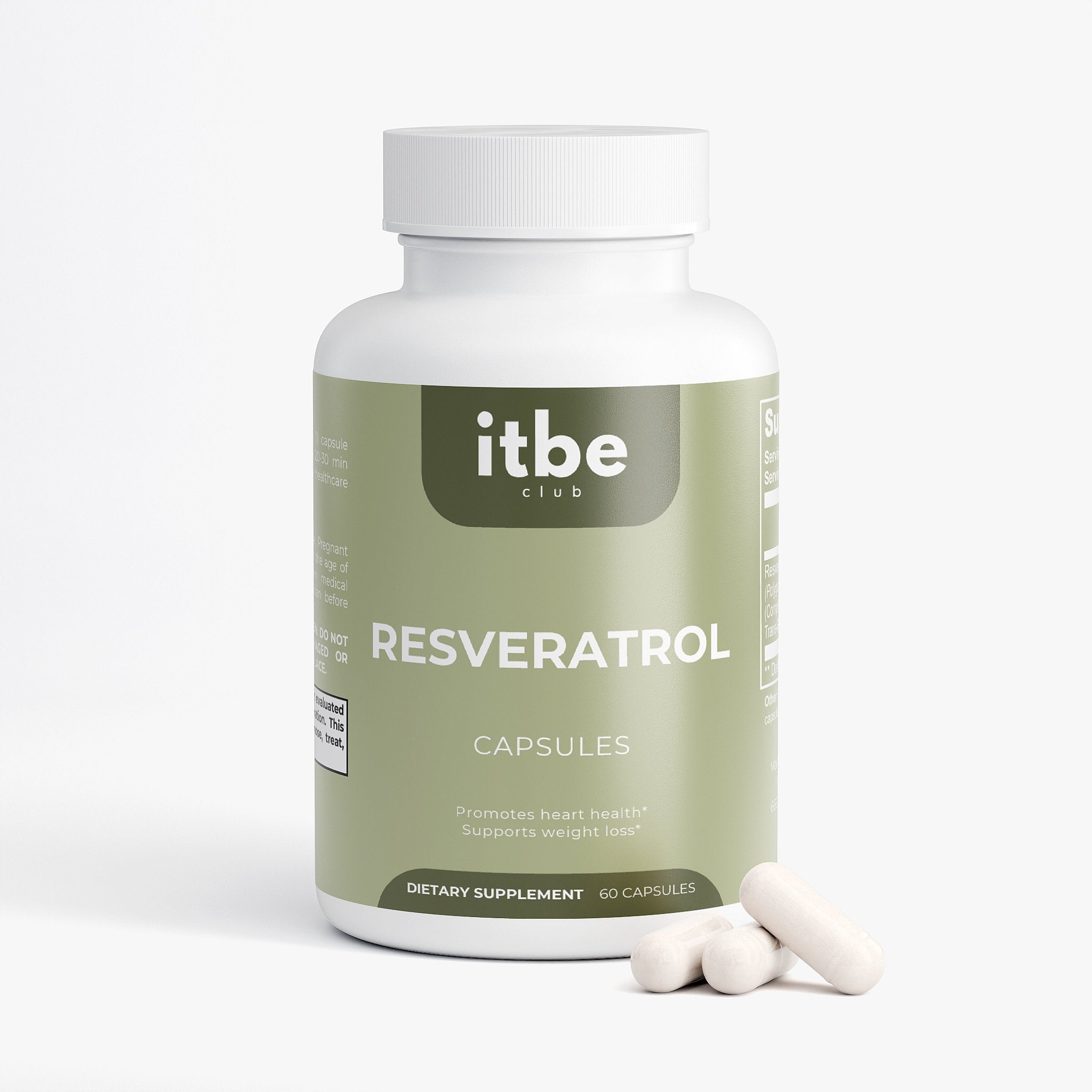 Resveratrol 50% 600 mg — Polygonum cuspidatum Extract | Antioxidant Wellness (60 caps)