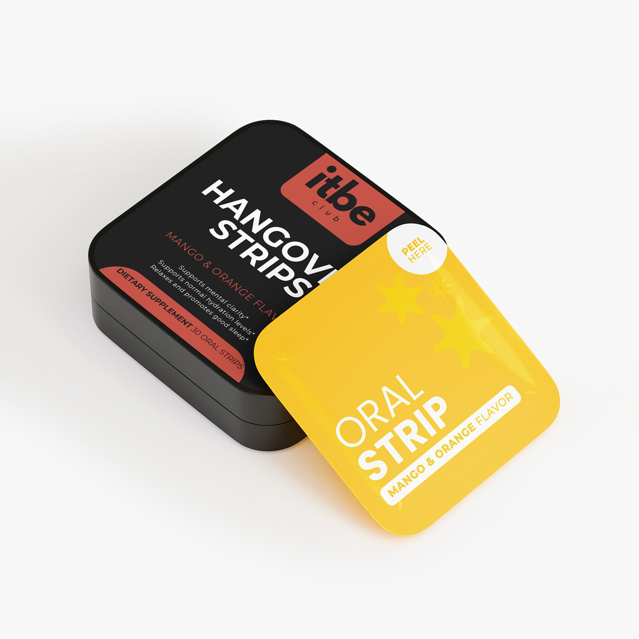 Hangover Strips — Ayurvedic-Inspired Mango-Orange Oral Strips | Next-Day Wellness Support (30 Strips)