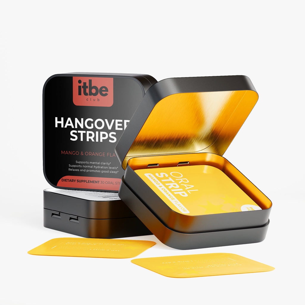 Hangover Strips — Ayurvedic-Inspired Mango-Orange Oral Strips | Next-Day Wellness Support (30 Strips)