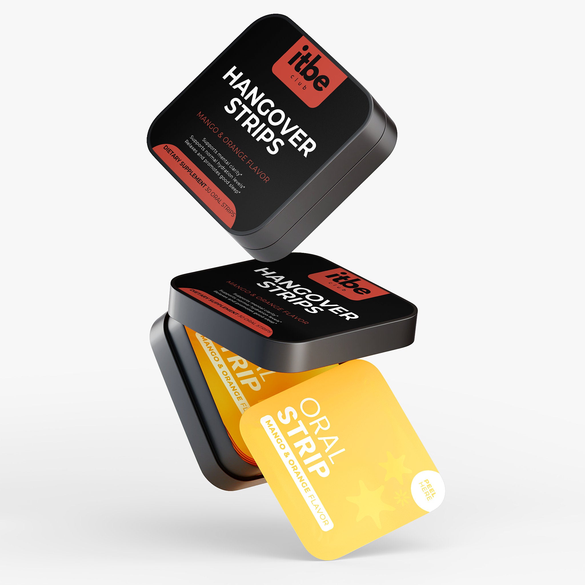 Hangover Strips — Ayurvedic-Inspired Mango-Orange Oral Strips | Next-Day Wellness Support (30 Strips)