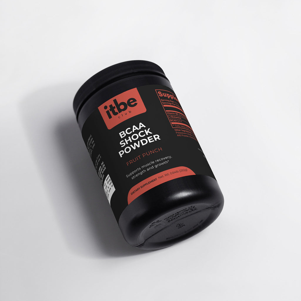 BCAA Shock Powder — Fruit Punch | 5,000 mg BCAAs (2:1:1) + Glutamine for Lean Muscle & Recovery (292 g)