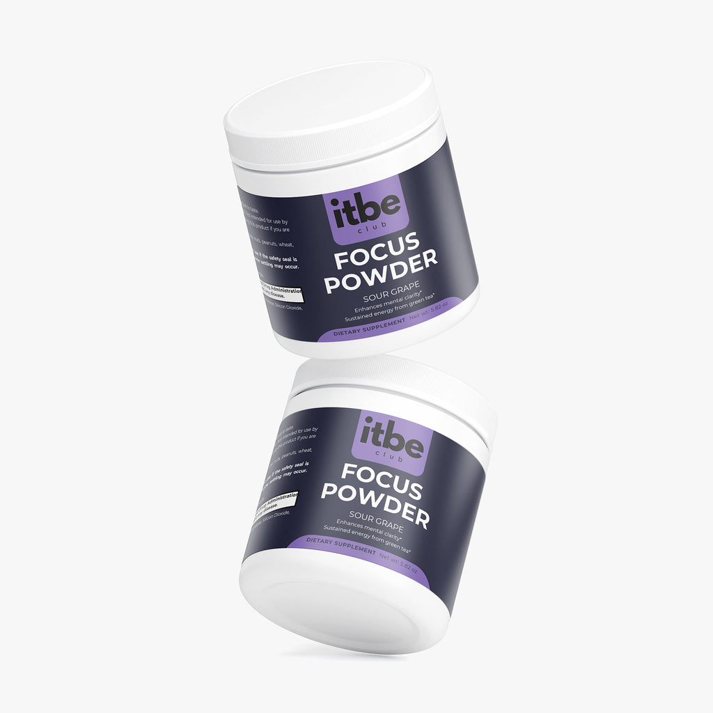 Focus Powder — Sour Grape | Alpha-GPC, Natural Caffeine & L-Theanine for Clean Focus + B-Vitamin Blend (165 g)
