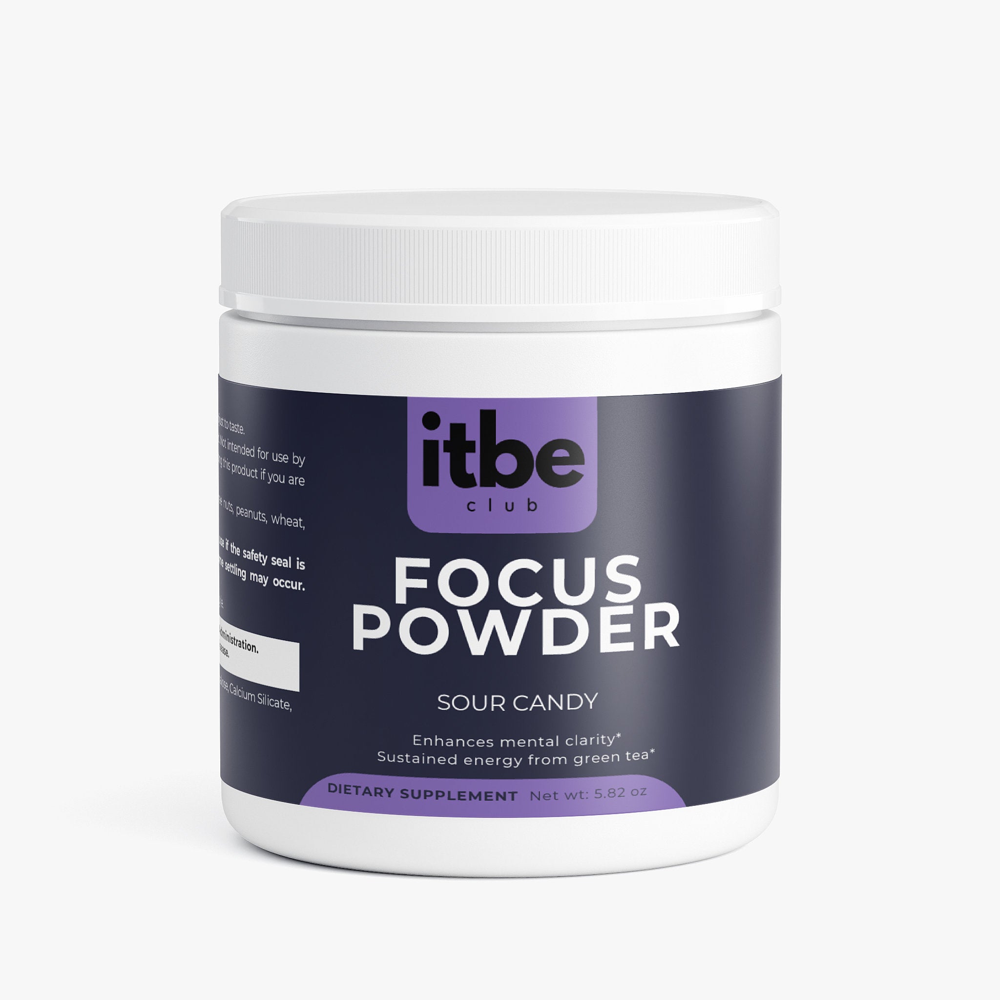 Focus Powder — Sour Candy | Alpha-GPC, L-Theanine & Natural Caffeine for Clean Mental Energy