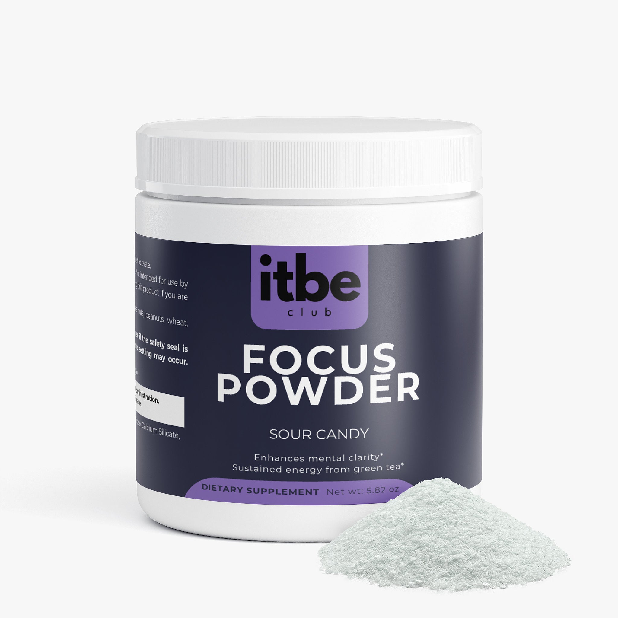 Focus Powder — Sour Candy | Alpha-GPC, L-Theanine & Natural Caffeine for Clean Mental Energy