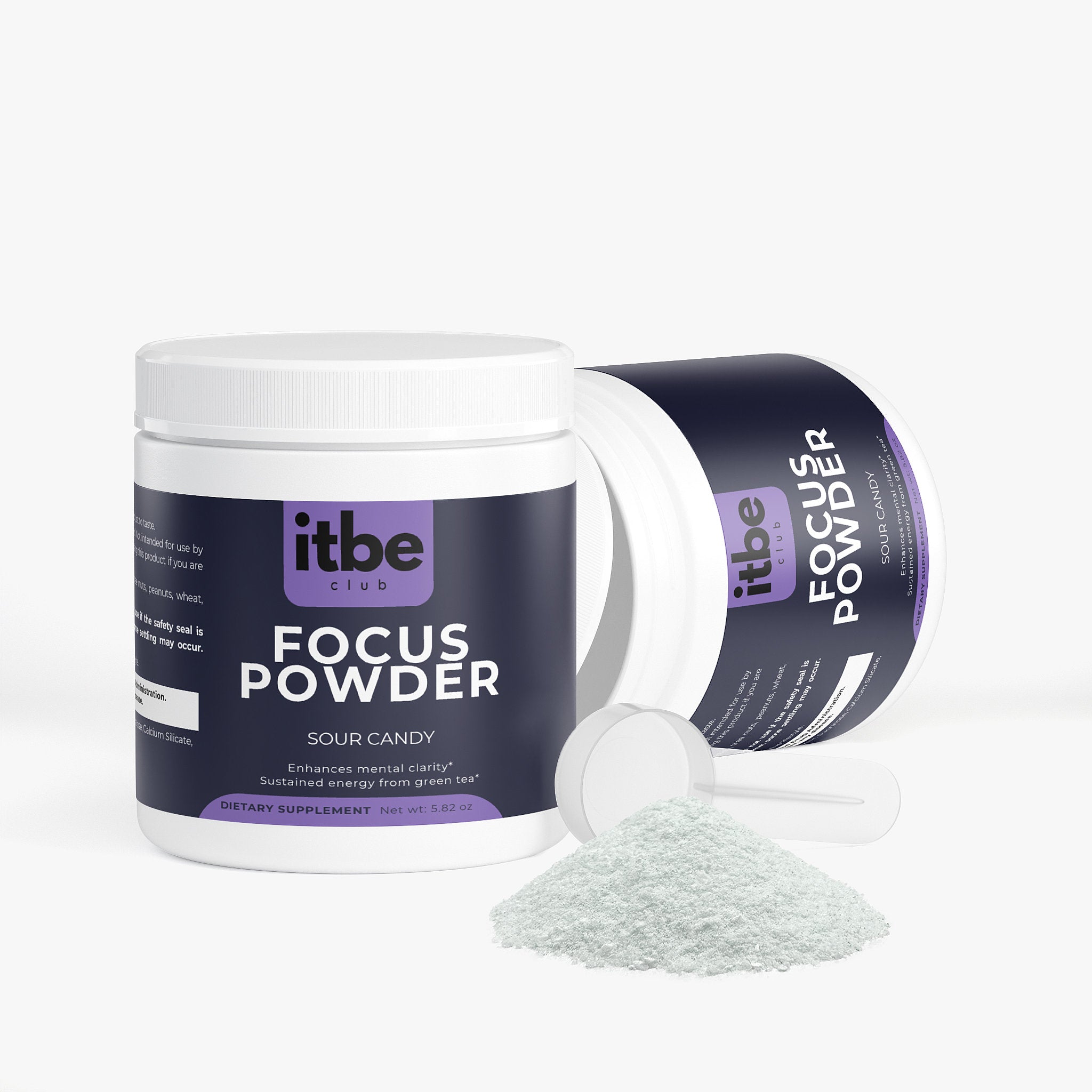 Focus Powder — Sour Candy | Alpha-GPC, L-Theanine & Natural Caffeine for Clean Mental Energy