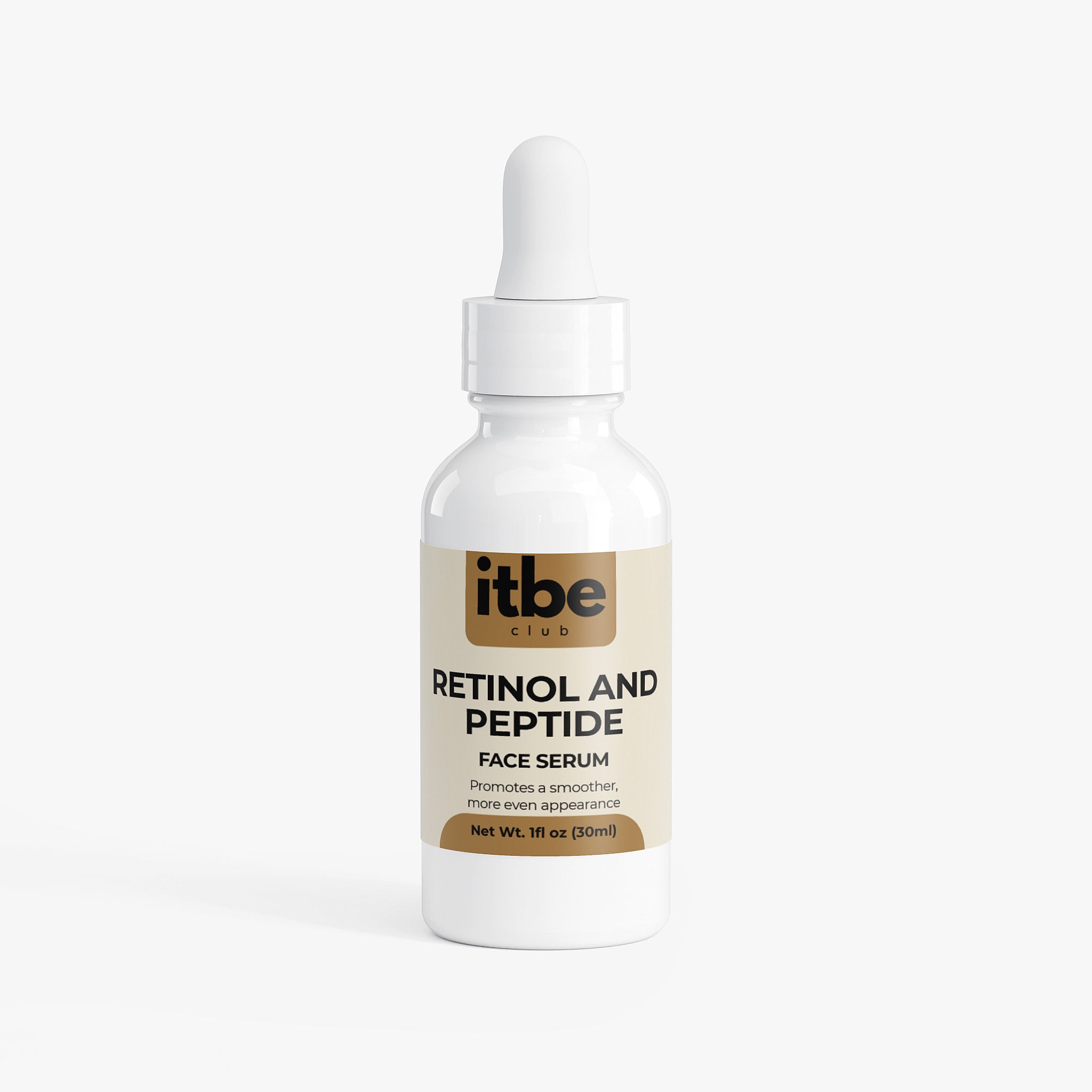 Retinol & Peptide Face Serum — Night Renewal, Smoother-Looking Texture & Firmness Support