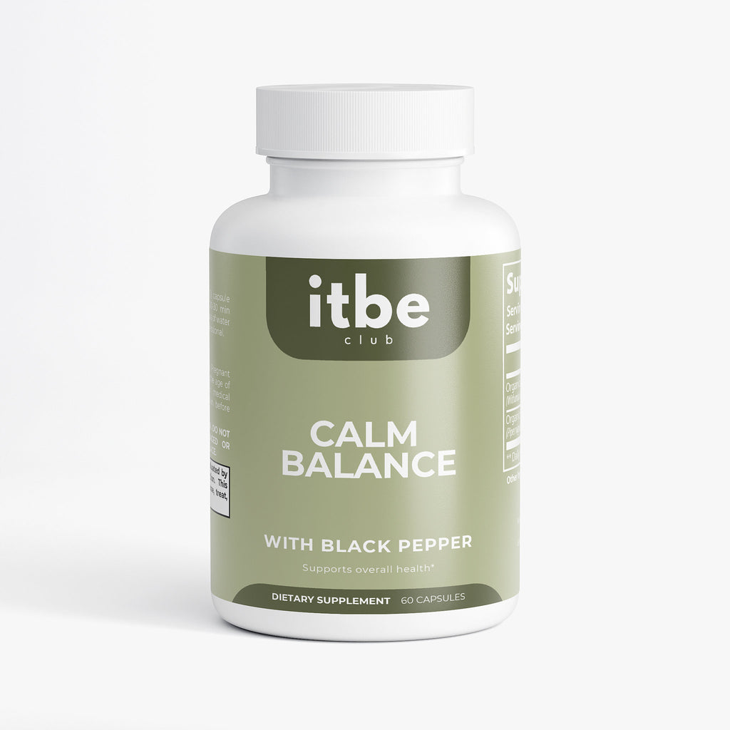 Calm Balance — Organic Ashwagandha with Black Pepper (60 caps)