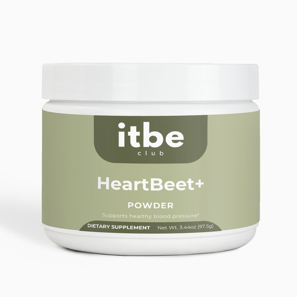 HeartBeet+ — Beetroot & Hibiscus Powder | Blood Flow & Cardio Support, Post-Workout Refresh (97.5 g)