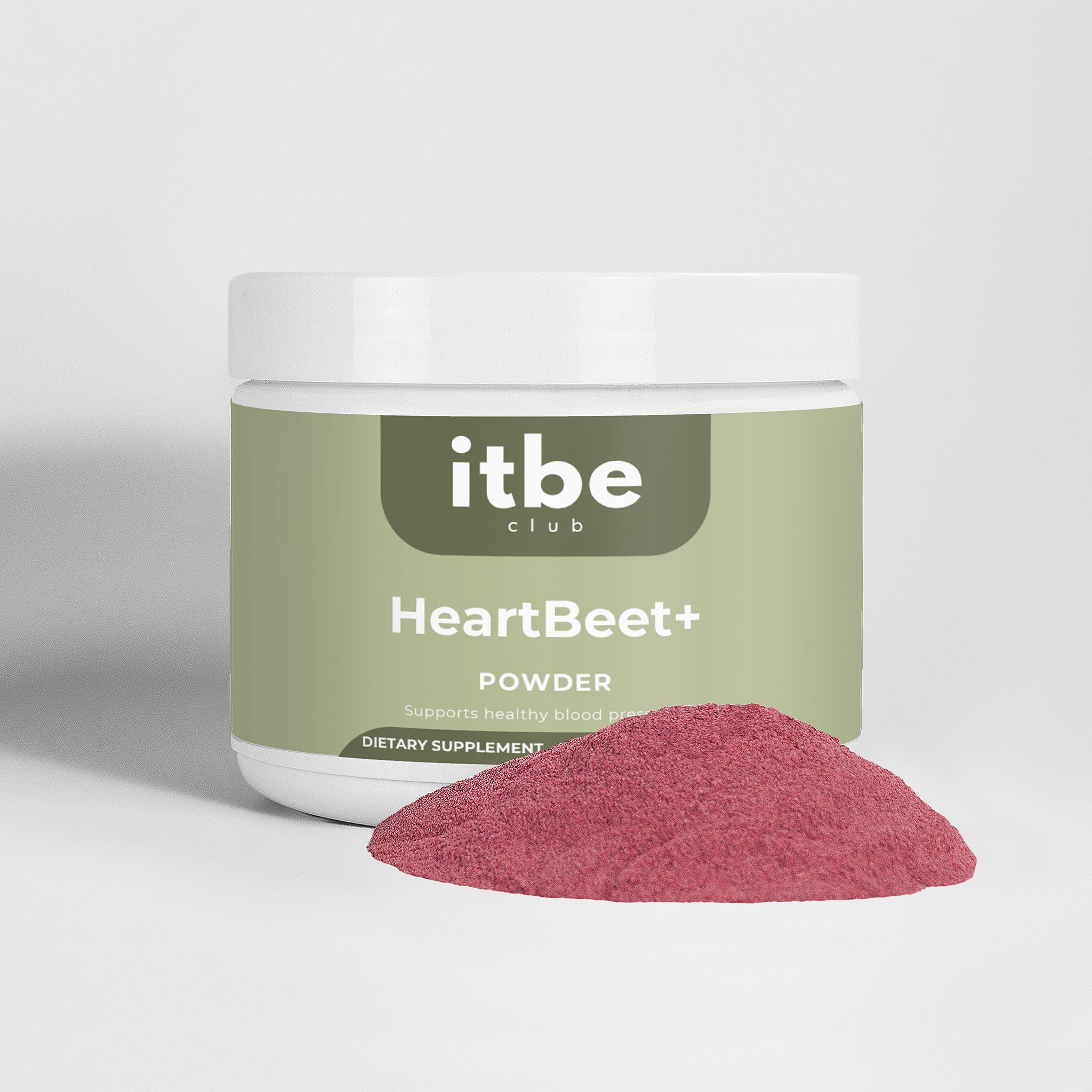 HeartBeet+ — Beetroot & Hibiscus Powder | Blood Flow & Cardio Support, Post-Workout Refresh (97.5 g)