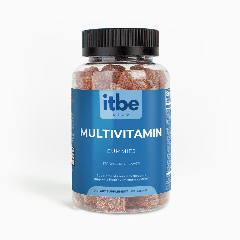 Multivitamin Bear Gummies — Strawberry | Daily Wellness, Immune & Energy Support (60 Gummies)