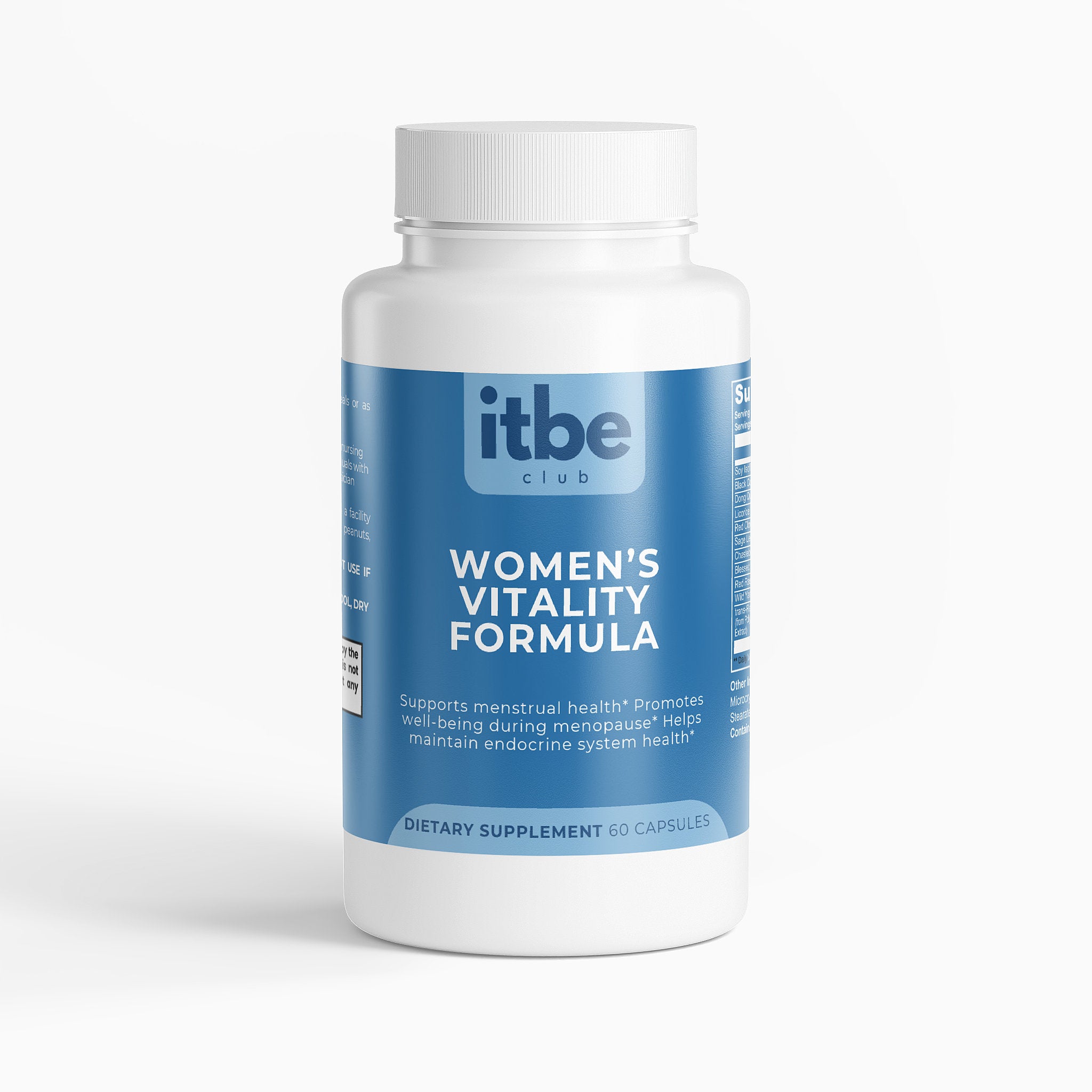 Women’s Vitality Formula — Hormonal Balance & Menopausal Support | Dong Quai, Black Cohosh, Red Clover & Soy Isoflavones (60 Capsules)