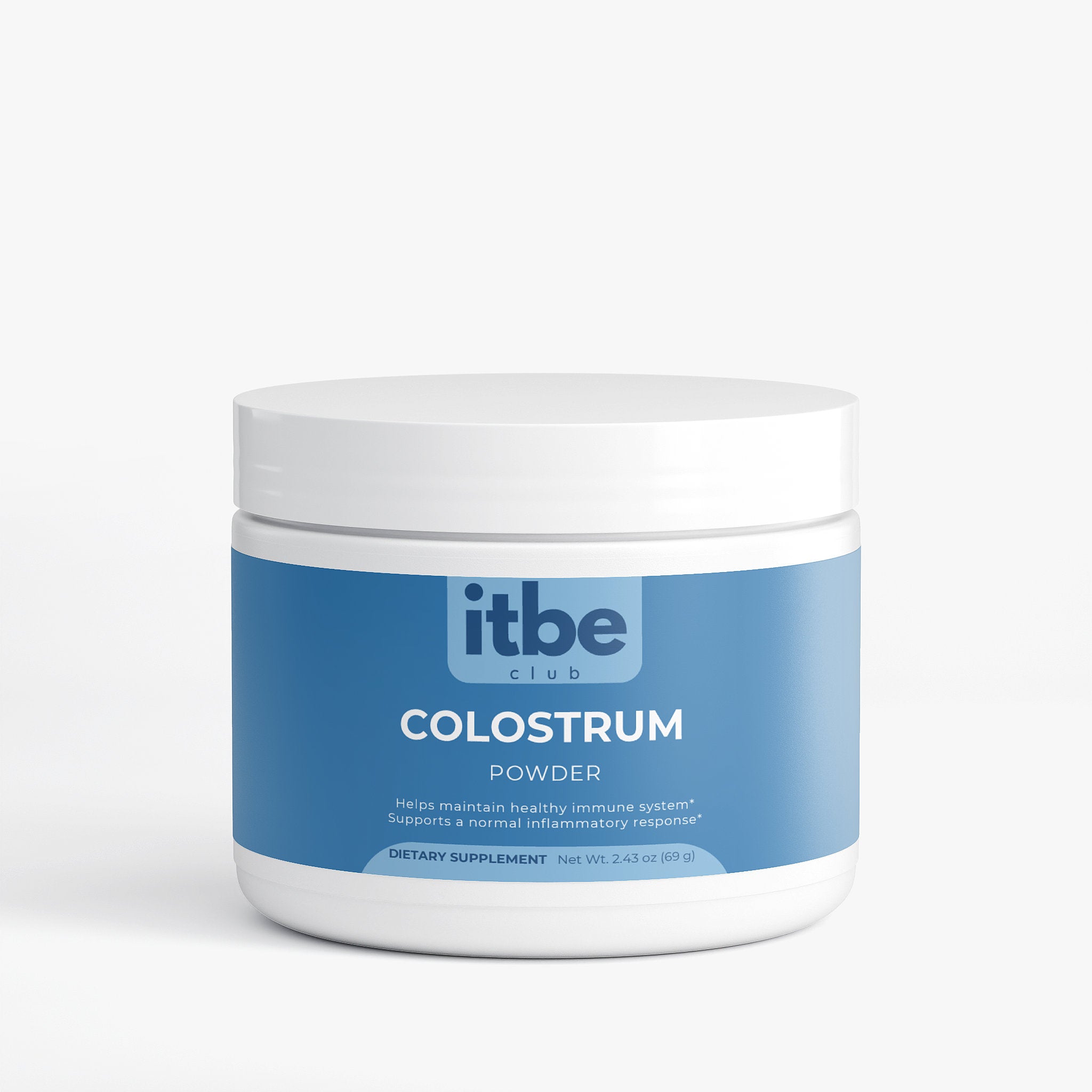 Colostrum Powder — 2,300 mg Bovine Colostrum (25% IgG) | Immune & Gut Support + Post-Workout Recovery (69 g)