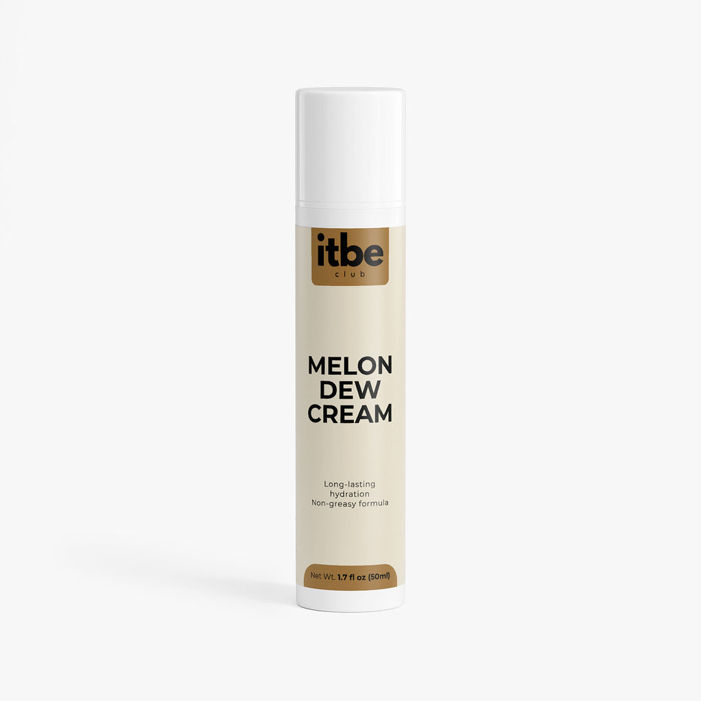 Melon Dew Cream — Watermelon Hydration Moisturizer with Niacinamide, Apple & Lentil | Lightweight, Barrier-Support (1.7 fl oz)