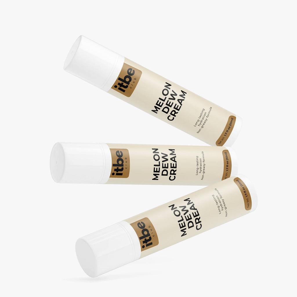 Melon Dew Cream — Watermelon Hydration Moisturizer with Niacinamide, Apple & Lentil | Lightweight, Barrier-Support (1.7 fl oz)