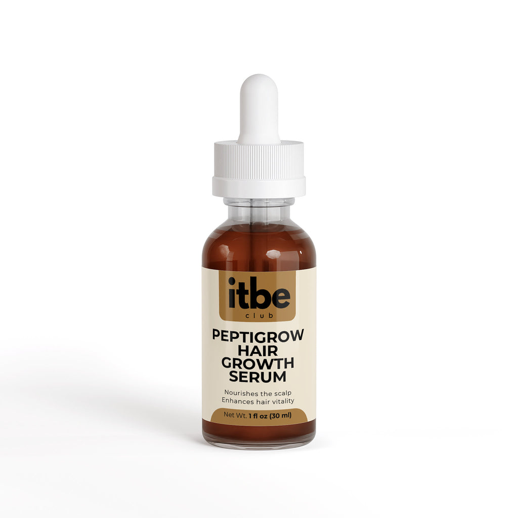 PeptiGrow Hair Serum — 5 Peptides, Saw Palmetto & Botanicals | Fuller-Looking, Revitalized Hair