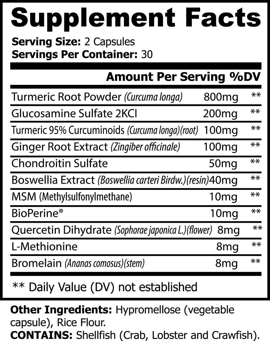 Platinum Turmeric — Curcumin 95% + Boswellia, Ginger & BioPerine® | Joint Comfort & Mobility Support (60 Capsules)