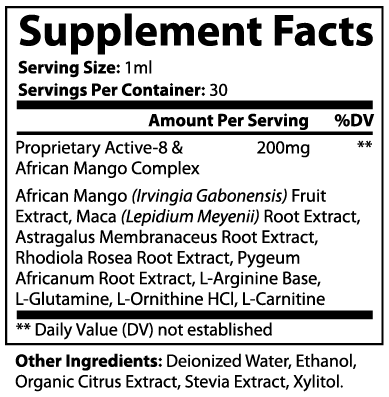 Diet Drops Ultra — African Mango & Adaptogenic Blend | Metabolism & Wellness Support (1 oz)